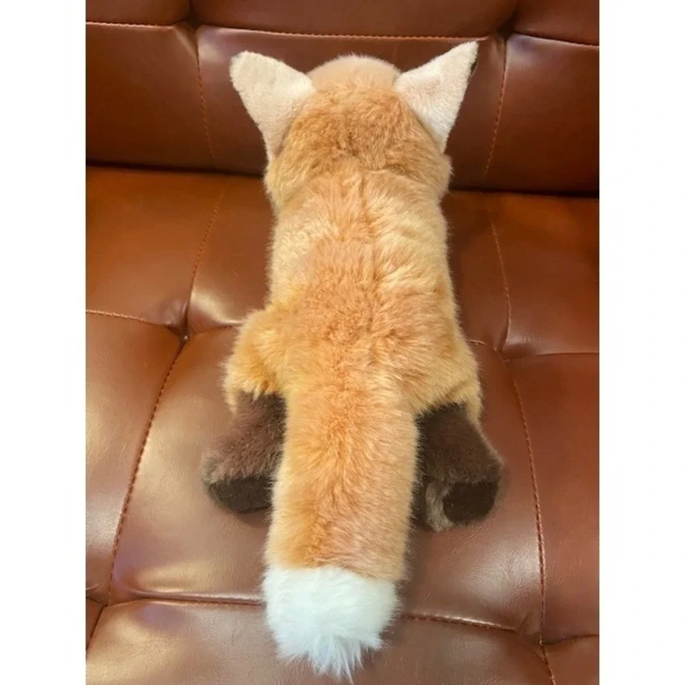 Aurora Miyoni Red Fox Plush Stuffed Animal Realistic Orange White 15 Inch